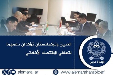 ‏الصين وتركمانستان تؤكدان دعمهما لتعافي الاقتصاد الأفغاني