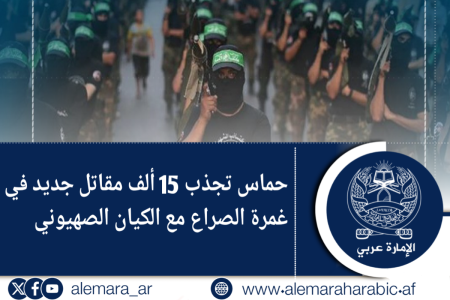 حماس تجذب 15 ألف مقاتل جديد في غمرة الصراع مع الكيان الصهيوني