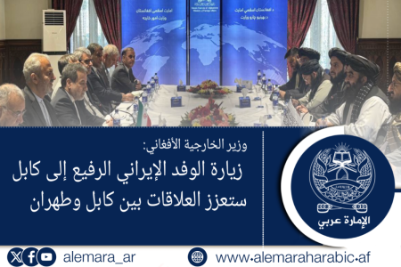 وزير الخارجية الأفغاني: زيارة الوفد الإيراني الرفيع إلى كابل ستعزز العلاقات بين كابل وطهران