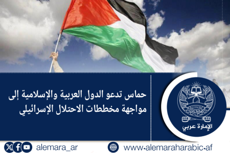 حماس تدعو الدول العربية والإسلامية إلى مواجهة مخططات الاحتلال الإسرائيلي