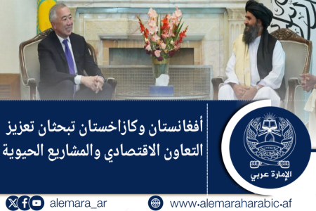 أفغانستان وكازاخستان تبحثان تعزيز التعاون الاقتصادي والمشاريع الحيوية
