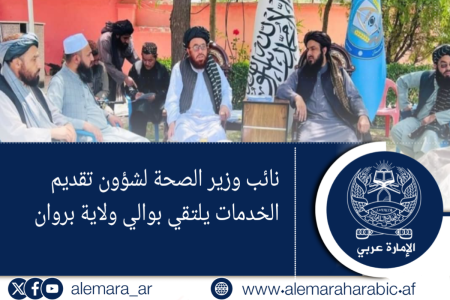 نائب وزير الصحة لشؤون تقديم الخدمات یلتقي بوالي ولاية بروان